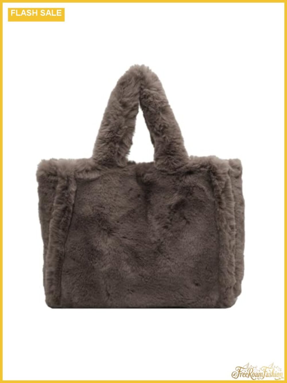 Fluffy Tote Bag Large Faux Fur Purses for Women Winter Fuzzy Shoulder Handbag
